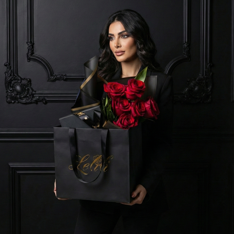 The "Perfect Pair" Luxury Gift Set (Roses & Chocolates)