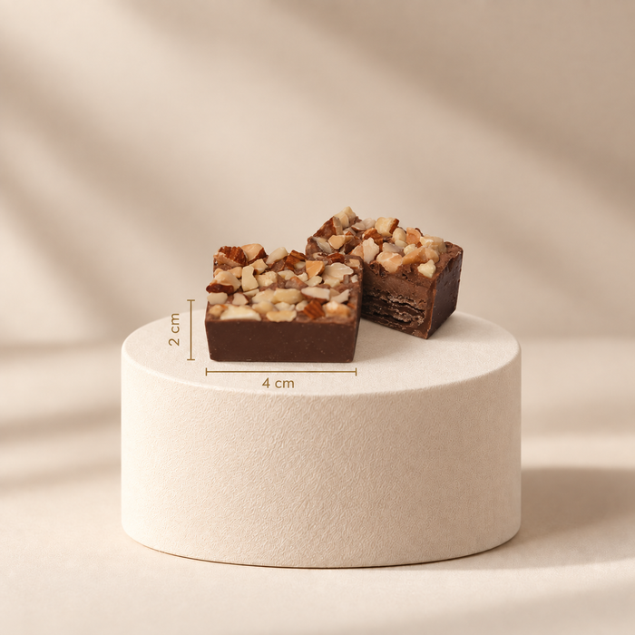 Chocolate Cream Biscuit with Nuts