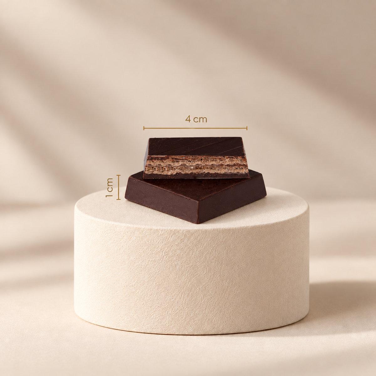 Chocolate Square Biscuit Dark