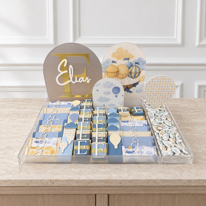 The Hot Air Balloon Personalized Celebration Tray