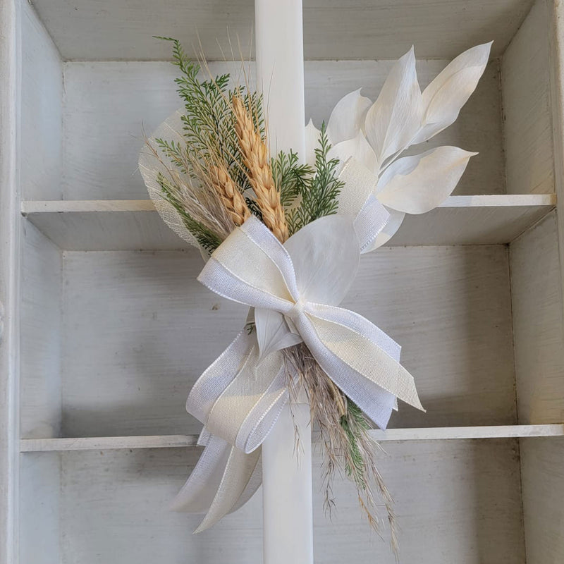 White Easter Candle